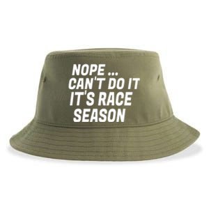 Funny Racing Quote Auto Racing Dirt Track Racing Gift Sustainable Bucket Hat