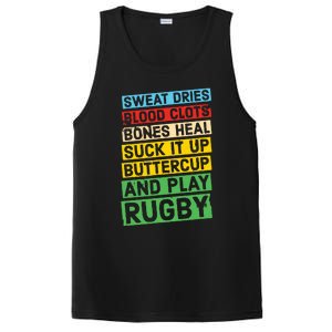 Funny Rugby Quote Play Rugby PosiCharge Competitor Tank