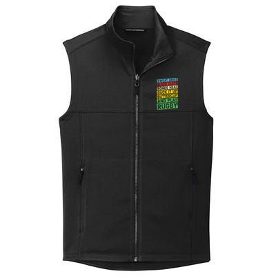 Funny Rugby Quote Play Rugby Collective Smooth Fleece Vest