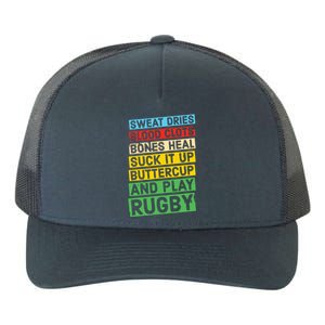 Funny Rugby Quote Play Rugby Yupoong Adult 5-Panel Trucker Hat