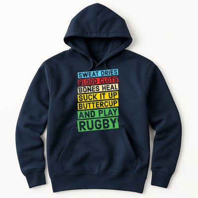 Funny Rugby Quote Play Rugby Hoodie