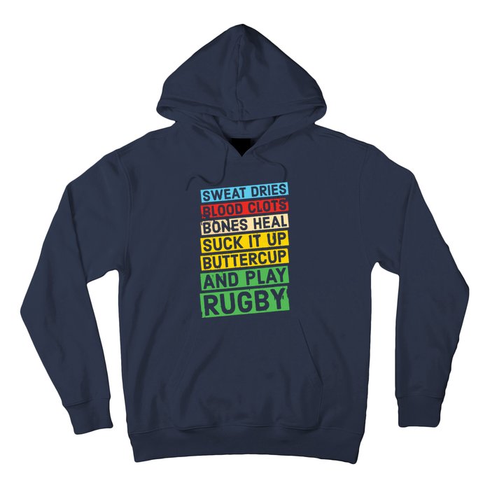 Funny Rugby Quote Play Rugby Hoodie