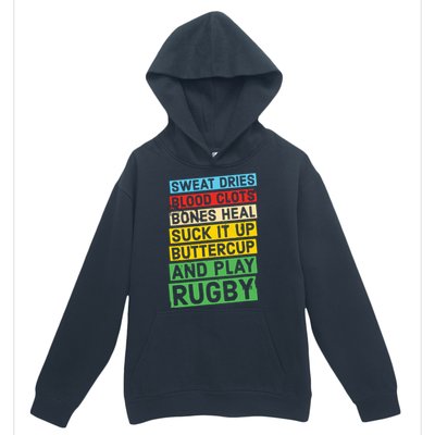 Funny Rugby Quote Play Rugby Urban Pullover Hoodie