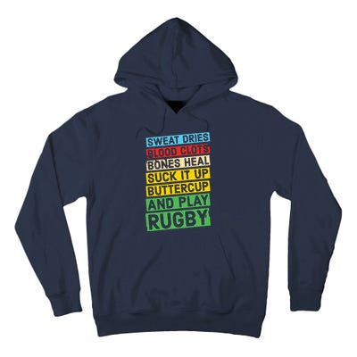 Funny Rugby Quote Play Rugby Tall Hoodie