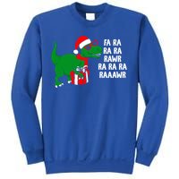 Fa Ra Rawr Christmas Tyrannosaurus Rex Xmas Santa Hat Cute Gift Sweatshirt