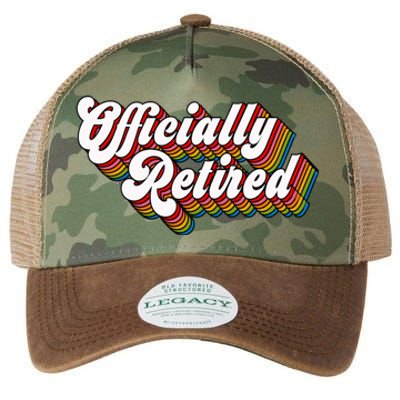 Funny Retro Retired Retirement Gift Legacy Tie Dye Trucker Hat