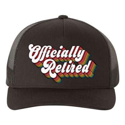 Funny Retro Retired Retirement Gift Yupoong Adult 5-Panel Trucker Hat