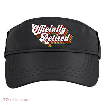 Funny Retro Retired Retirement Gift Adult Drive Performance Visor
