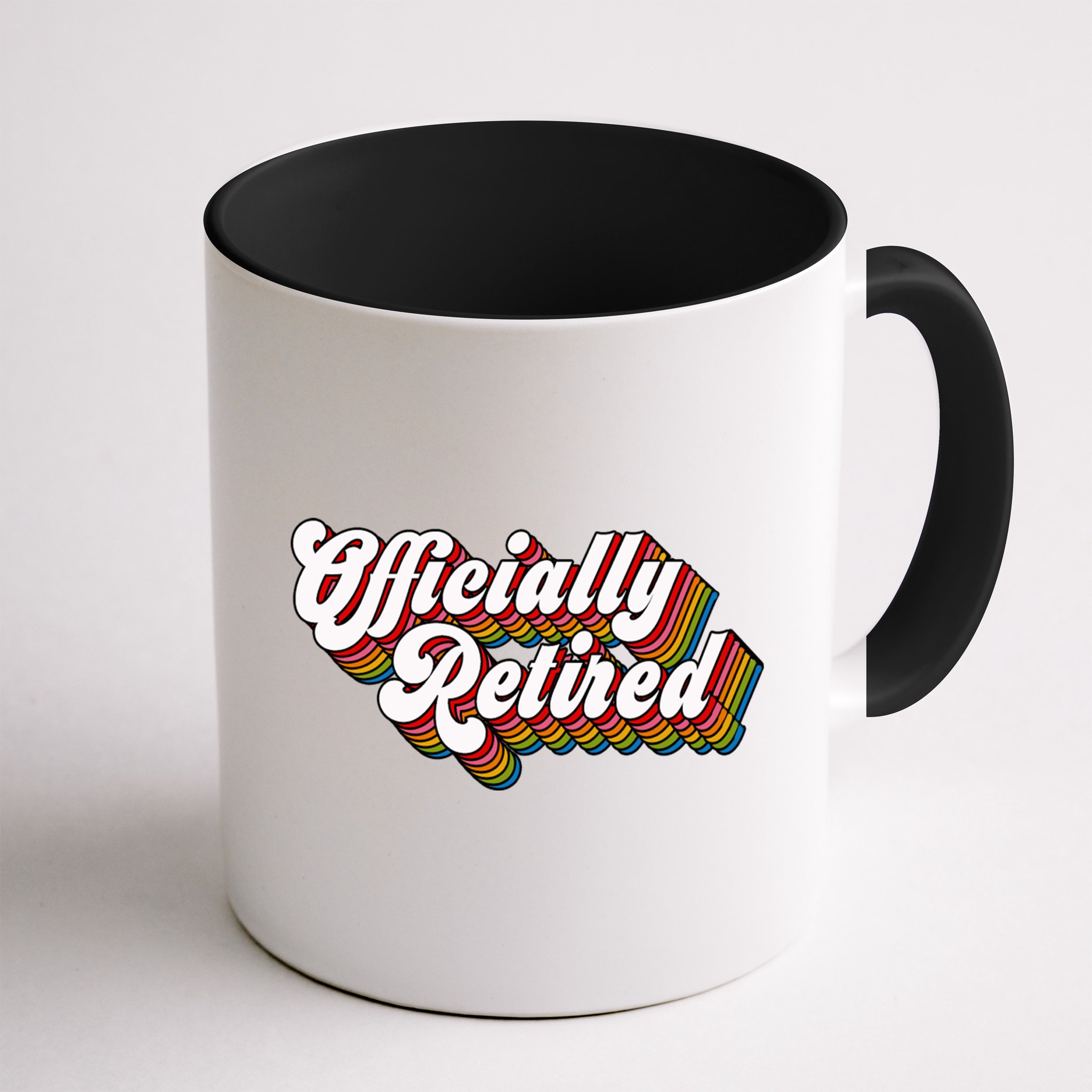 Funny Retro Retired Retirement Gift Mug