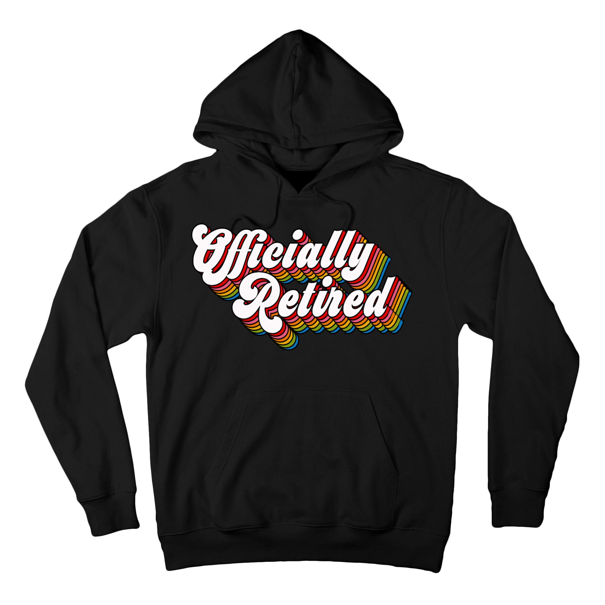Funny Retro Retired Retirement Gift Tall Hoodie
