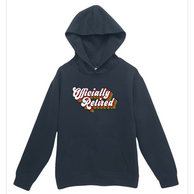 Funny Retro Retired Retirement Gift Urban Pullover Hoodie