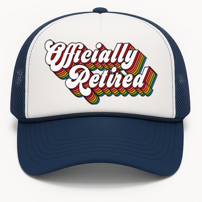 Funny Retro Retired Retirement Gift Trucker Hat