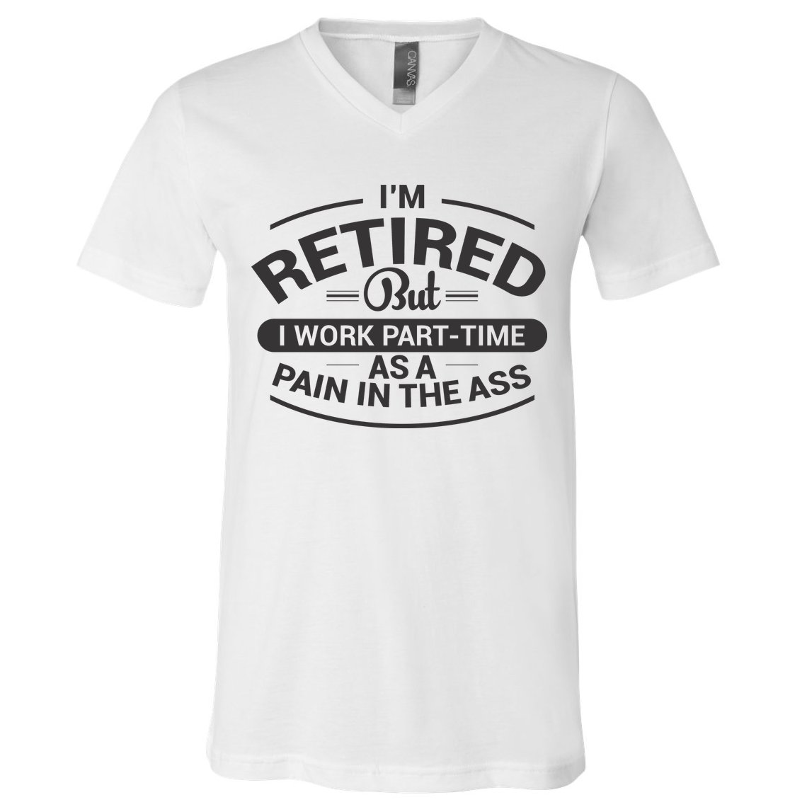 Funny Retired Retirement Gift V-Neck T-Shirt