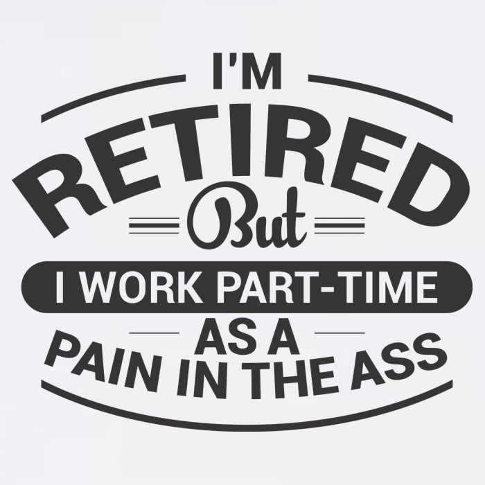 Funny Retired Retirement Gift Adult Drive Performance Visor