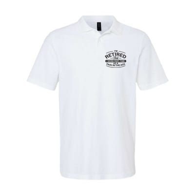Funny Retired Retirement Gift Polo