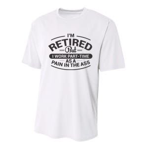 Funny Retired Retirement Gift Performance Sprint T-Shirt