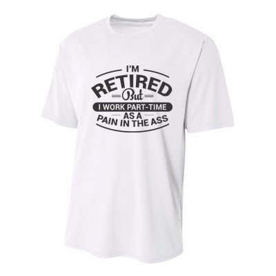 Funny Retired Retirement Gift Youth Performance Sprint T-Shirt