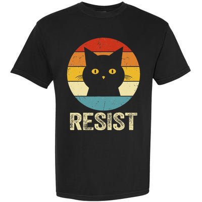Funny Resist Retro Cat Resist Garment-Dyed Heavyweight T-Shirt