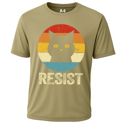 Funny Resist Retro Cat Resist Performance Shirt