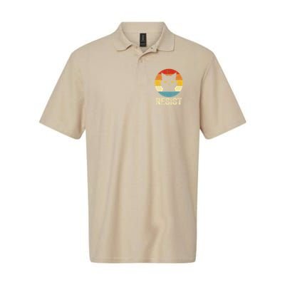 Funny Resist Retro Cat Resist Polo