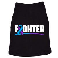 Fighter Ribbon Rheumatoid Arthritis Awareness Doggie Tank