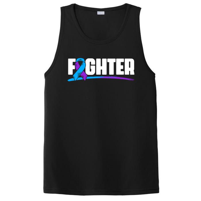 Fighter Ribbon Rheumatoid Arthritis Awareness PosiCharge Competitor Tank