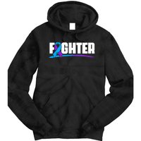 Fighter Ribbon Rheumatoid Arthritis Awareness Tie Dye Hoodie