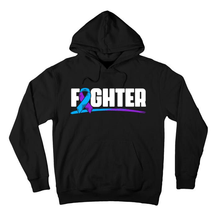 Fighter Ribbon Rheumatoid Arthritis Awareness Tall Hoodie