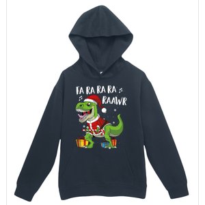 Fa Ra Ra Ra Ra Rawr Santa Dinosaur T Rex Funny Christmas Gift Urban Pullover Hoodie