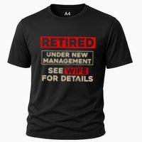 Funny Retirement Retired Under New Management Performance Shirt