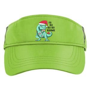 Fa Ra Ra Ra Raawr Christmas T Rex Dinosaur Adult Drive Performance Visor