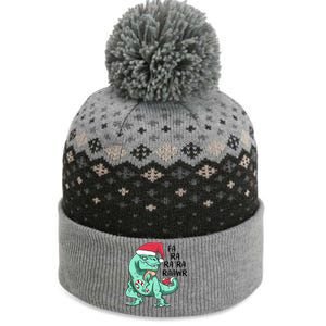 Fa Ra Ra Ra Raawr Christmas T Rex Dinosaur The Baniff Cuffed Pom Beanie