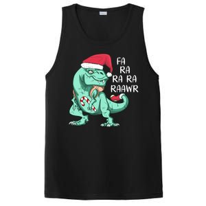 Fa Ra Ra Ra Raawr Christmas T Rex Dinosaur PosiCharge Competitor Tank