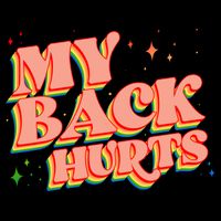 Funny Retro Rainbow My Back Hurts City Backpack