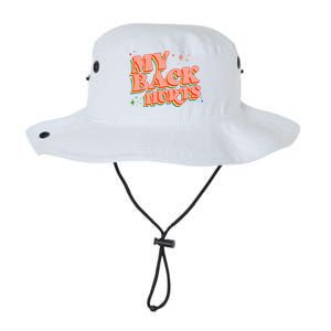 Funny Retro Rainbow My Back Hurts Legacy Cool Fit Booney Bucket Hat