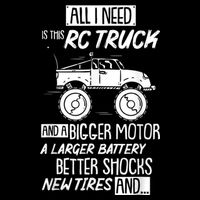 Funny RC Racing RC Truck Radio Controlled RC Car Saying Cooling Performance Crew T-Shirt