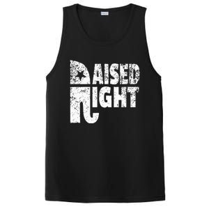 Funny Raised Right Elephant Vote Republican Party Red State PosiCharge Competitor Tank