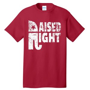 Funny Raised Right Elephant Vote Republican Party Red State Tall T-Shirt