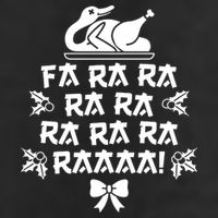 Fa Ra Ra Christmas Duck 7 Panel Mesh Trucker Snapback Hat