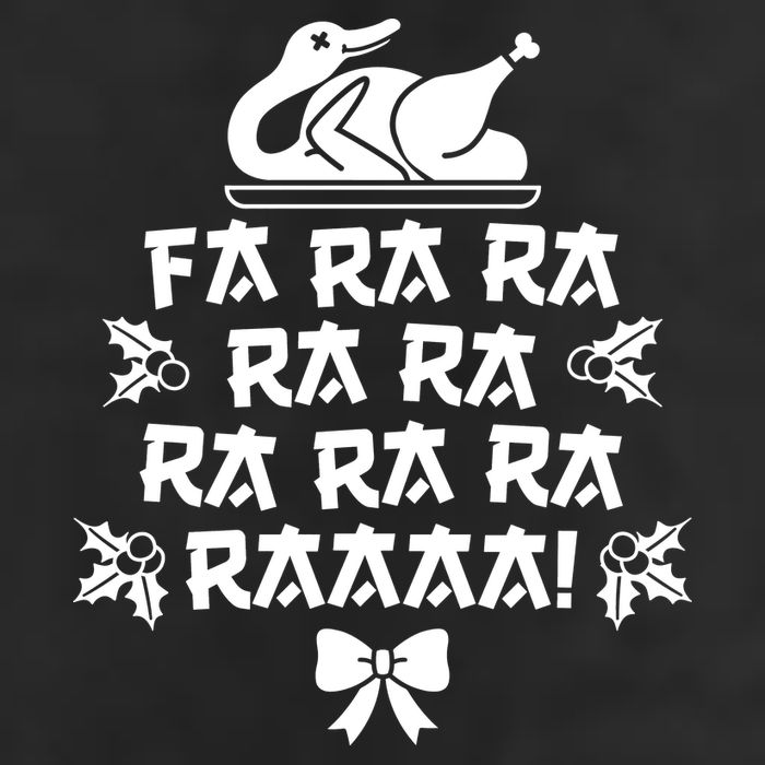 Fa Ra Ra Christmas Duck 7 Panel Mesh Trucker Snapback Hat