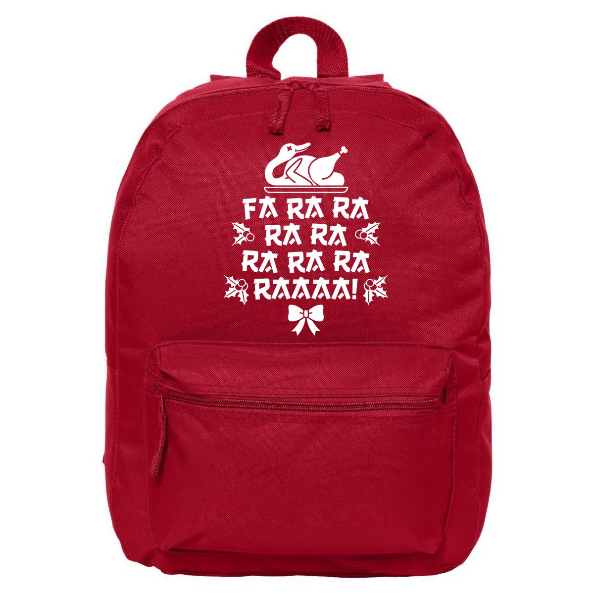 Fa Ra Ra Christmas Duck 16 in Basic Backpack