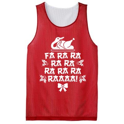 Fa Ra Ra Christmas Duck Mesh Reversible Basketball Jersey Tank