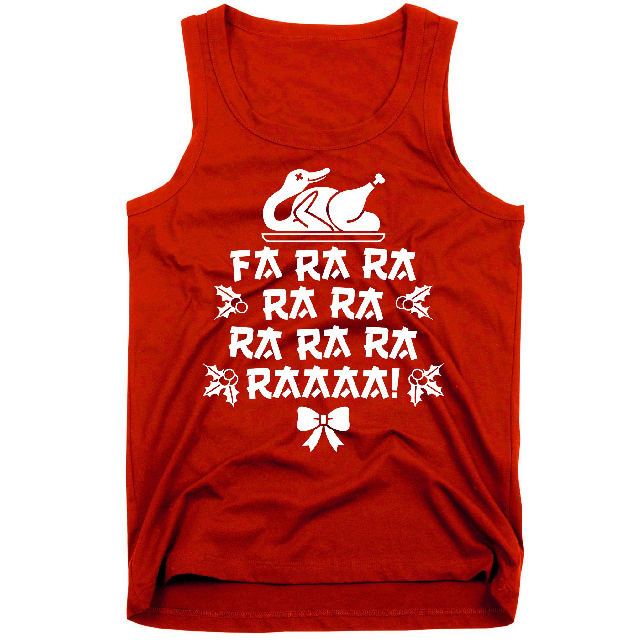 Fa Ra Ra Christmas Duck Tank Top