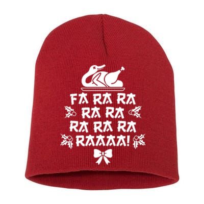 Fa Ra Ra Christmas Duck Short Acrylic Beanie