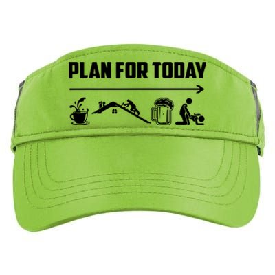 Funny Roofing Roofer Plan For Today Coffee Roofing Beer Adult Drive Performance Visor