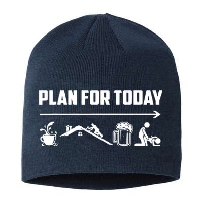 Funny Roofing Roofer Plan For Today Coffee Roofing Beer Sustainable Beanie