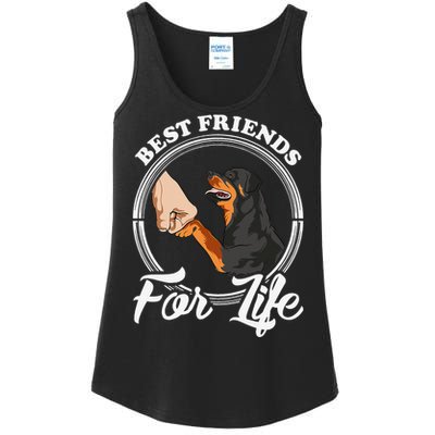 Funny Rottweiler Rottweiler Lover Ladies Essential Tank