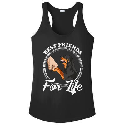 Funny Rottweiler Rottweiler Lover Ladies PosiCharge Competitor Racerback Tank