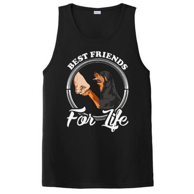 Funny Rottweiler Rottweiler Lover PosiCharge Competitor Tank