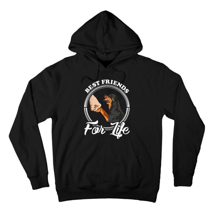 Funny Rottweiler Rottweiler Lover Tall Hoodie